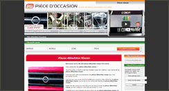 Desktop Screenshot of nissan.piecedoccasion.fr