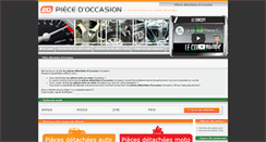 Desktop Screenshot of piecedoccasion.fr