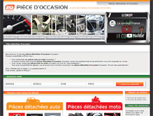 Tablet Screenshot of piecedoccasion.fr