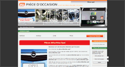 Desktop Screenshot of opel.piecedoccasion.fr